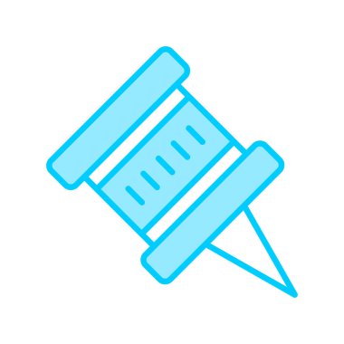 Pin simgesinin vektör illüstrasyonu