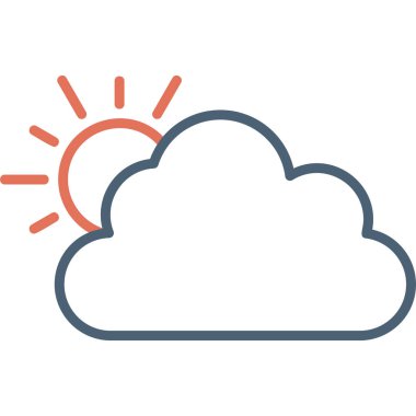 vector cloud technology icon illustration