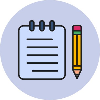 Belge simgesinin vektör illüstrasyonu