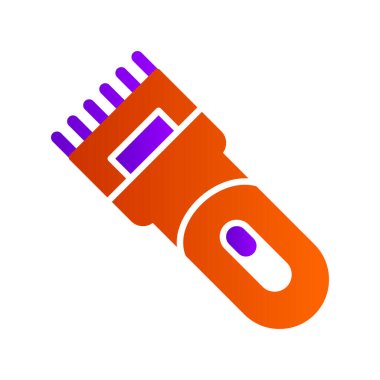 Elektrikli tıraş simgesinin vektör illüstrasyonu