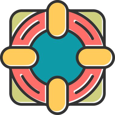 Can simidi. Web simgesi basit illüstrasyon