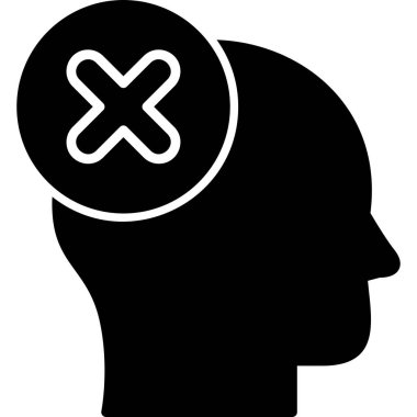 Yanlış düşünüyorsun modern simge vektör illüstrasyonu