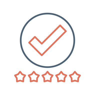 İnceleme simgesinin vektör illüstrasyonu