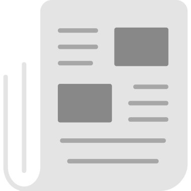 Belge. Web simgesi basit illüstrasyon