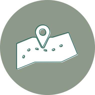 pointer, Location pin on map. web icon simple illustration