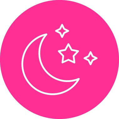 Ayın soyut web renk çizimi  