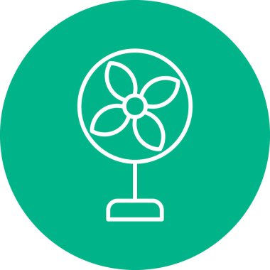 Hayran. Web simgesi vektör illüstrasyonu 