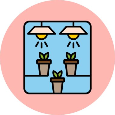 Enerji tasarrufu, ekoloji, çevre konsepti. Bitki simgesini aydınlatmak