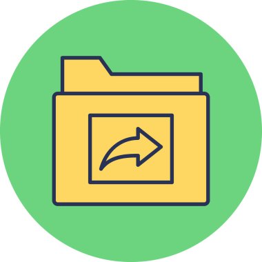 folder icon, web simple illustration