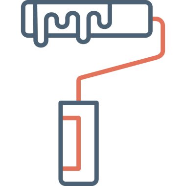 boya silindiri vektör illüstrasyonu