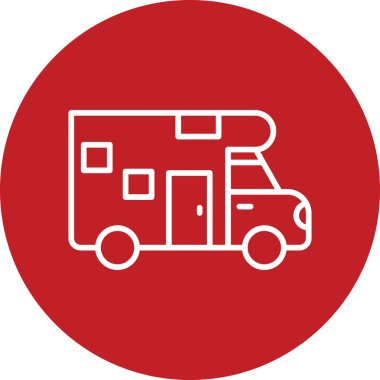 bus simgesi vektör illüstrasyonu