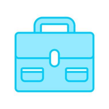 Çanta. Web simgesi basit illüstrasyon 