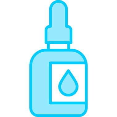 Ağız aşısı. Web simgesi vektör illüstrasyonu