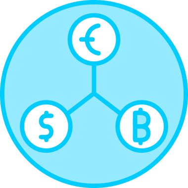 Dolar. Web simgesi basit illüstrasyon