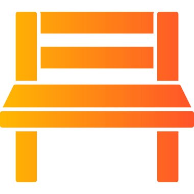 Yedek kulübesi Web simgesi basit illüstrasyon