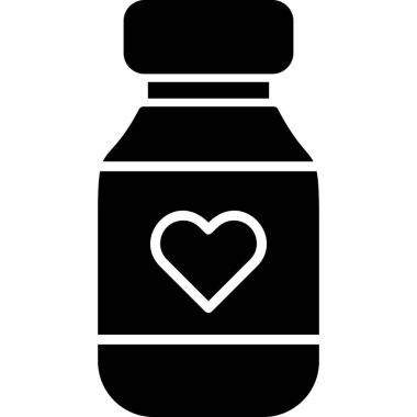 Vitamin Ağı simgesi basit illüstrasyon