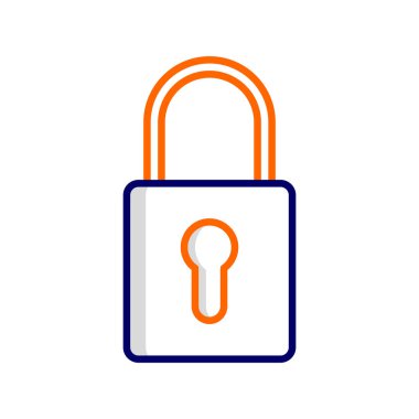 ikon vektör illüstrasyonunu kilitle 