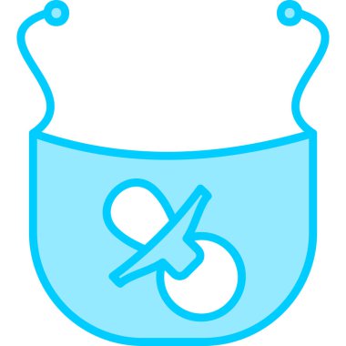 Tıbbi maske simgesinin vektör çizimi