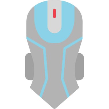 Oyun faresi düz vektör simgesi