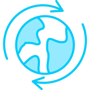 Gezegen simge vektör çizim