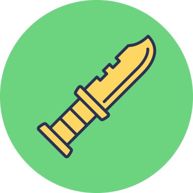 bıçak simgesi vektör illüstrasyonu