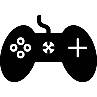 Oyun kumandası simgesi. vektör illüstrasyonu