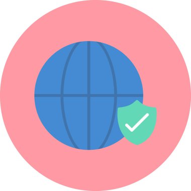 genel internet vektör renk simgesi