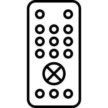 Cep telefonu. Web simgesi basit illüstrasyon