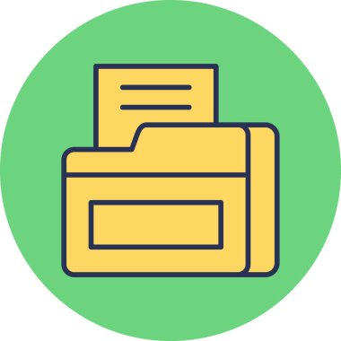 folder icon, web simple illustration