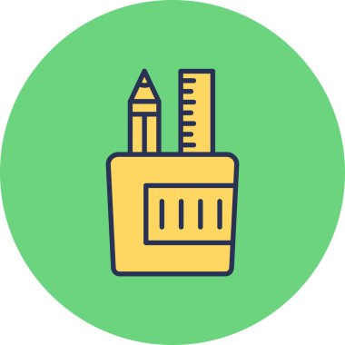 Modern eğitim ikonunun vektör illüstrasyonu