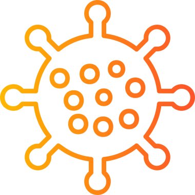 Virus icon modern vector illustration 