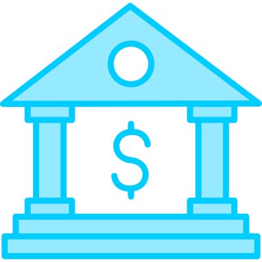 Bank icon modern vector illustration