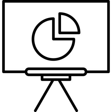 İş sunumu. Basit resimleme