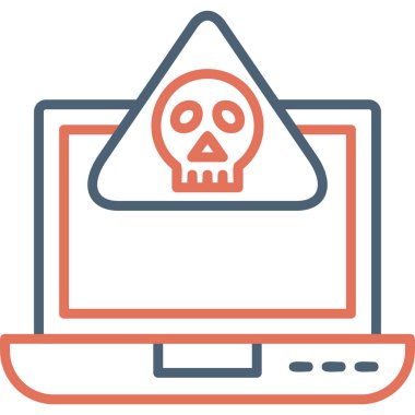 Bilgisayar. Web simgesi basit illüstrasyon