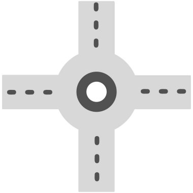 Kavşak. Web simgesi basit tasarım