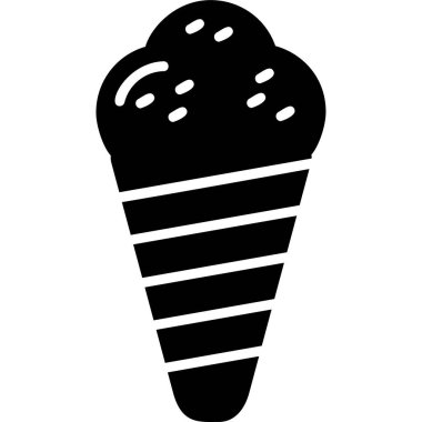 dondurma. düz tasarım 