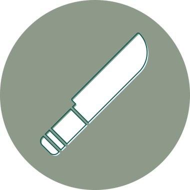 bıçak simgesi vektör illüstrasyonu