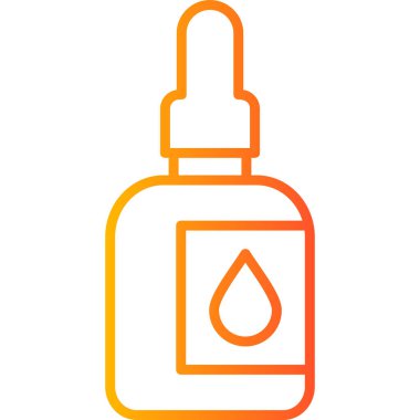 Ağız aşısı. Web simgesi vektör illüstrasyonu