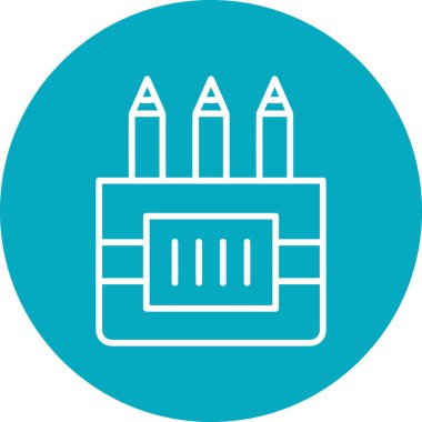 kalem simgesinin vektör illüstrasyonu