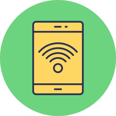 wifi simgesi vektör illüstrasyonu