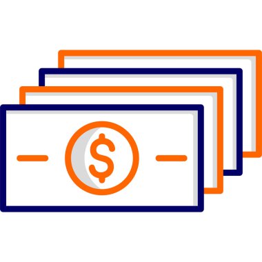 para ve finans kavramı, basit özet vektör tasarımı