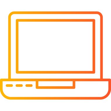 Bilgisayar. Web simgesi basit illüstrasyon