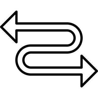 Ok. Web simgesi basit illüstrasyon