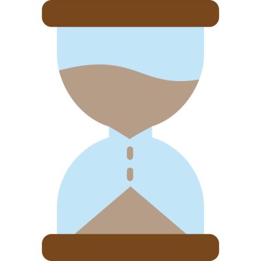 kum cam ikonu vektör illüstrasyonu