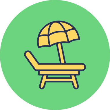 Vektör illüstrasyonu, arkaplanda izole edilmiş simge ögesi