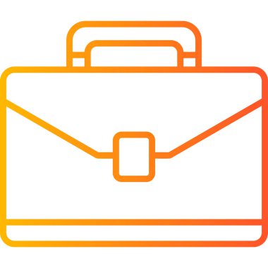 Çanta. Web simgesi basit illüstrasyon 