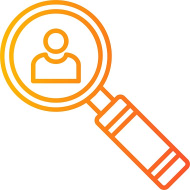 Arama simgesi vektör illüstrasyonu