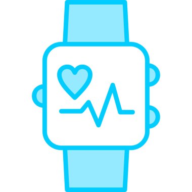 smartwatch simge vektör çizimi