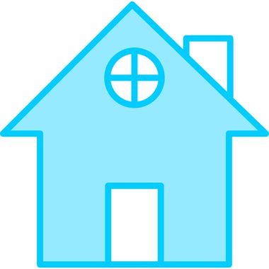 Arkaplanda emlak evi simgesi.