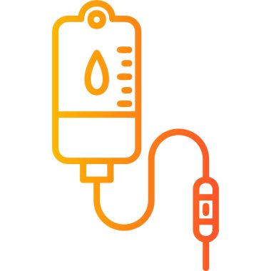 Iv Bag modern simgesi, vektör illüstrasyonu 